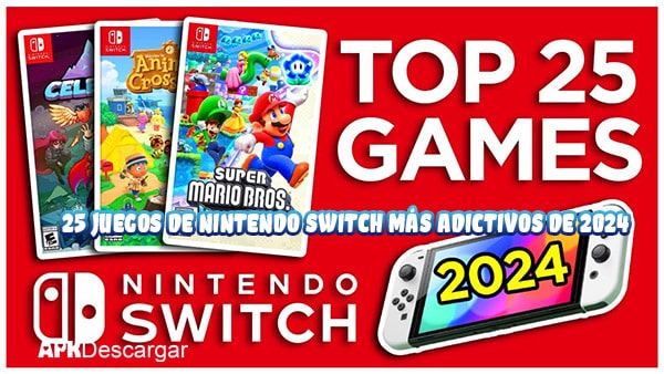 25 juegos de Nintendo Switch más adictivos de 2024