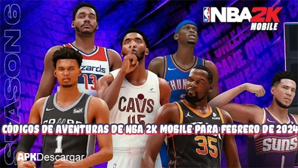 Códigos de aventuras de NBA 2K Mobile para febrero de 2024