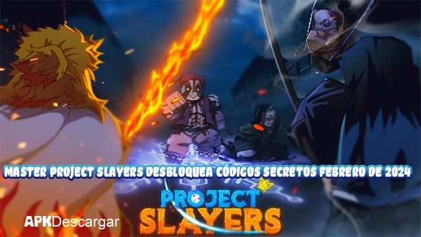 Master Project Slayers desbloquea códigos secretos febrero de 2024