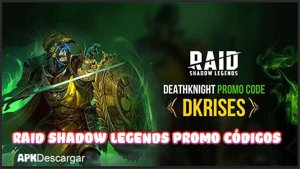 Raid Shadow Legends promo Códigos