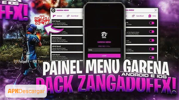 Garena Menu 3