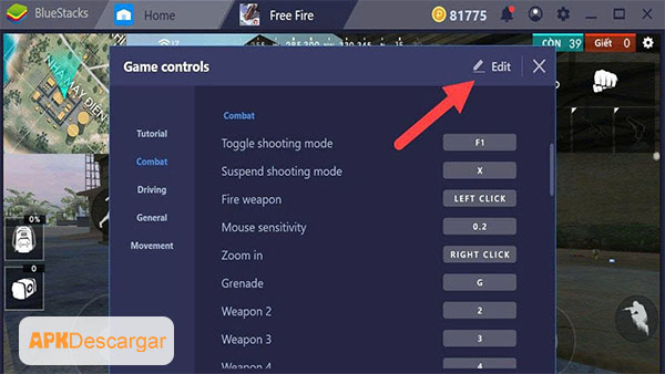 Garena Menu 1